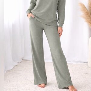 Max & Mia Casual Olive Green lounge pants for Women XXL